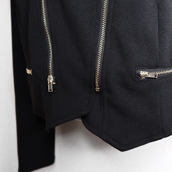Chocolate USA | NWOT* Black Zip Up Jacket - Picture 6 of 7